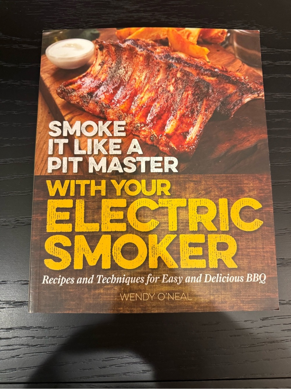 Electric Smoker Cookbook - Brown/Yellow Cover